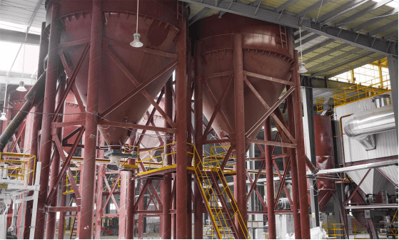 石膏粉粉储料仓